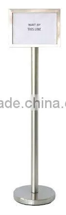 Stainless Steel Sign Board Stand