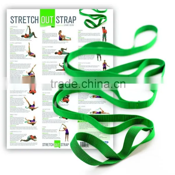 Multi-Grip Fitness Pilates Stretching Belt ,yoga Stretch Out Strap photo-4