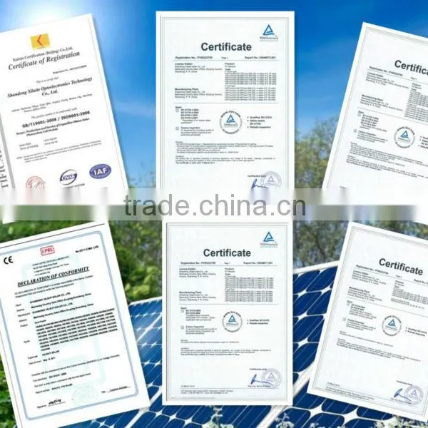 280w Saules Skydelis With TUV,IEC61215,IEC61730,CEC,CE,ISO photo-3