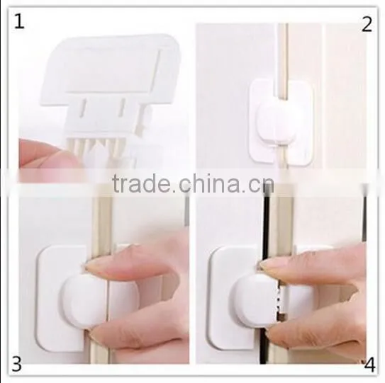 Kids Children Fridge Freezer Door Lock / Baby Safety Draw Cabinet Lock / Baby Security Lock photo-6