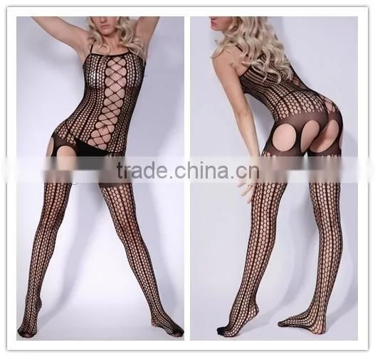 Colorful Design Beautiful Pattern Hot Sexy Women Nude Bodystocking photo-4