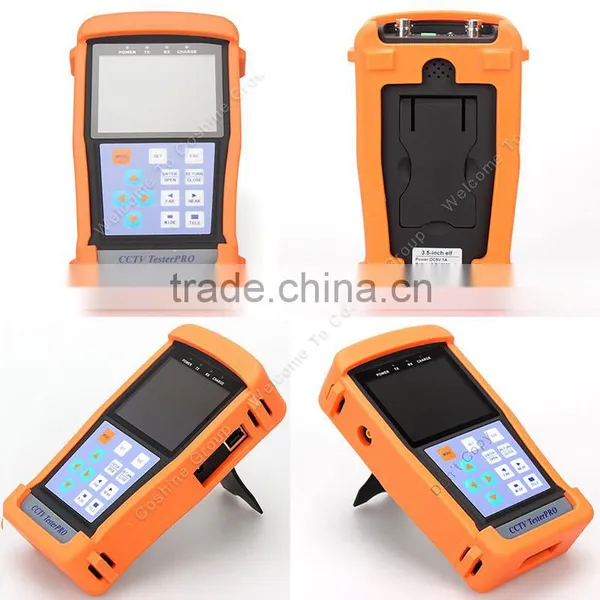 High Performance/PTZ RS485 Audio 12V Output Camera Tester 3.5" 720P/960P AHD CVBS CCTV Camerportable CCTV Tester Video