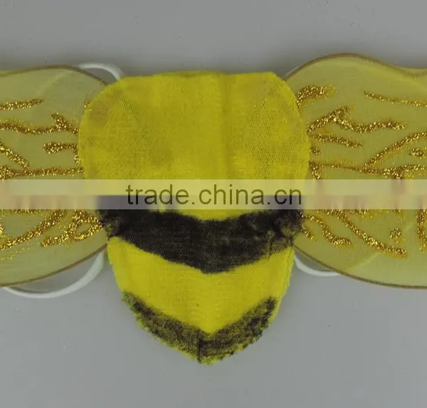 Small Yellow Beautiful Bee Shape Wing Bee Child Fairy Costume photo-5