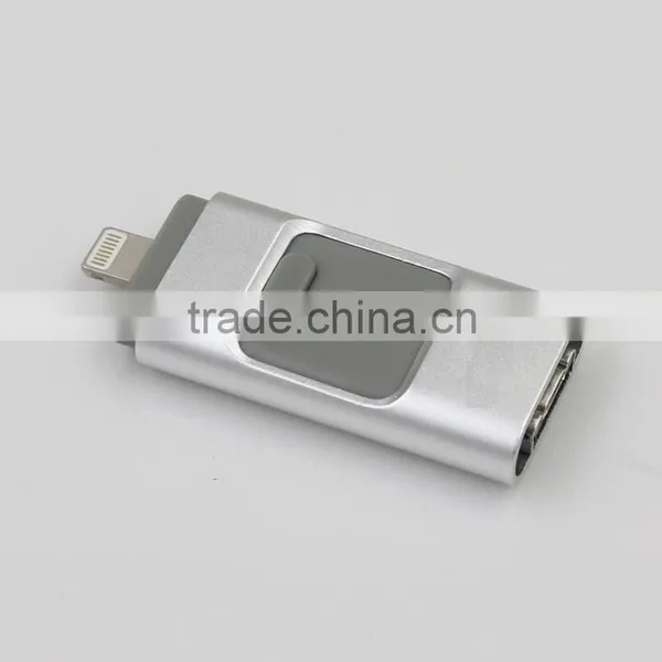 3in1 MicroDrive 32gb Mini Usb Metal Pen Drive OTG for USB Flash Drive photo-6