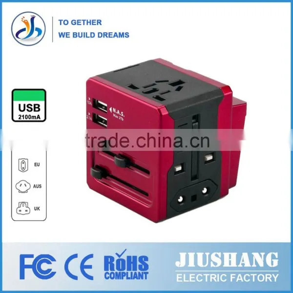 Worldwide Multipurpose Travel Adapter Two USB Port Travel Adapter With WIFI Date photo-3