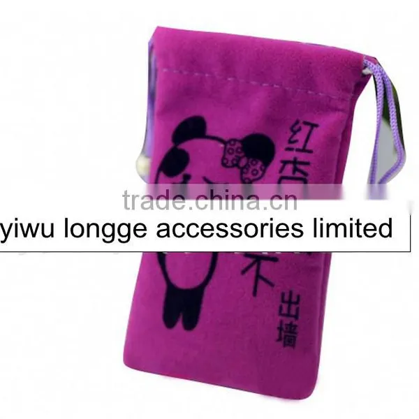 Custom Velvet Drawstring Pouch Bag photo-2