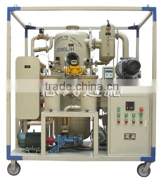 Vacuum Double-stage Insulation Oil Purifier Oil Purification Oil Filtration Oil Treatment Oil Recycling Oil Regeneration