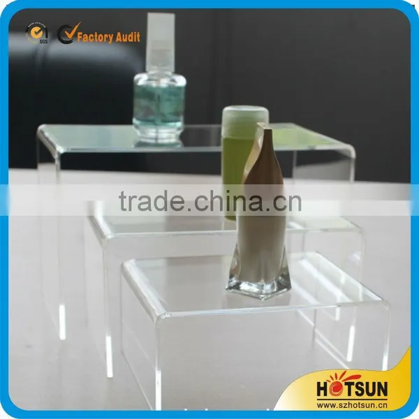 Acrylic U Shape Display for Cosmetic Products