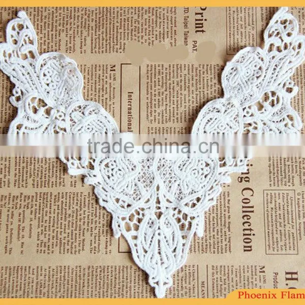 2016 High Quality Fashion Style Water Soluble Lace Trim product type nice lace collar for women