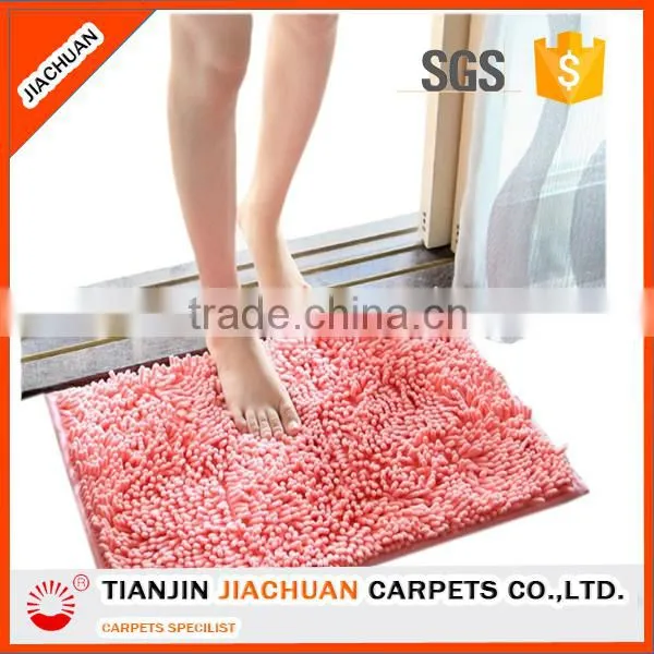Loop Pile Polyester Chenille Bath Rug photo-3