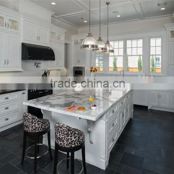 Joenony U-shape White Kitchen Cabinet, Pvc Kitchen Cabinet photo-2