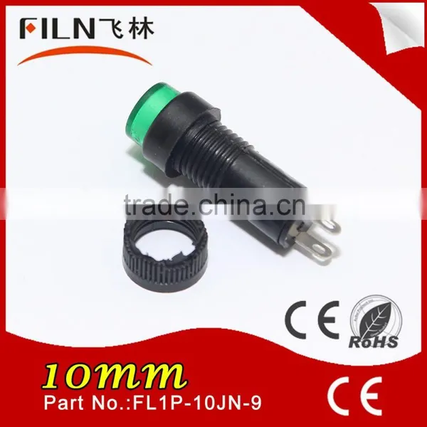 2015 Waterproof Plastic 10mm 230v Led Neon Green Lantern Led Lamp 2015 New Waterproof 8mm Metal Signal Led Tube 24 Volt Led Ind photo-3