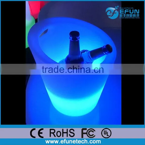 Waterproof Rechargeabale Led Wine Bucket ,led Flower Bucket,plastic Ice Led Bucket photo-3