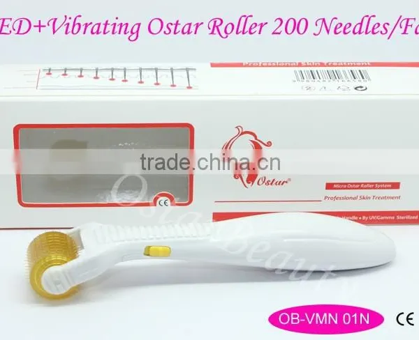 Good Quality Led Therapy Derma Roller/vibrating Derma Skin Roller OB-VMN 01 photo-6