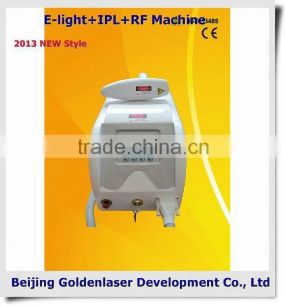 2013 New design E-light+IPL+RF machine tattooing Beauty machine beginner tattoo machine