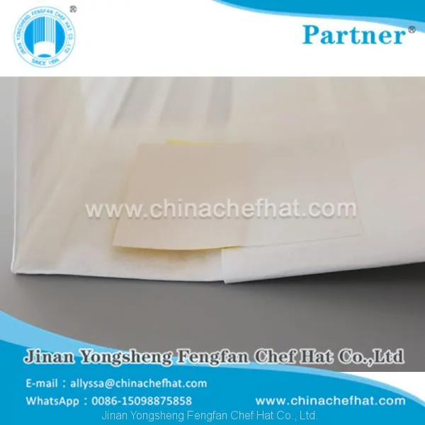 30cm Height Eco-cotton Flat Top Chef Hat Adjustable photo-2