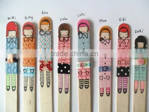 Wooden Ice Cream Stick Art and Craft, Decorative Wood Stick, Craft Wooden Stick photo-5