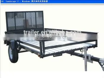 Hot Dip Galvanized Mesh ATV Car Trailer photo-3