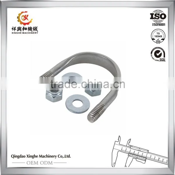 Customized M4 Thread Stainless Steel U Bolts Galvanized Threaded Bolt photo-2