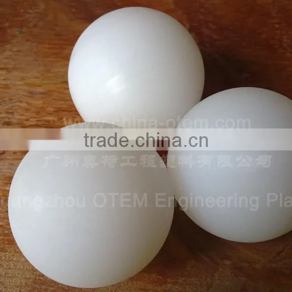 Chemical Resistance White UHMWPE Big Ball photo-2