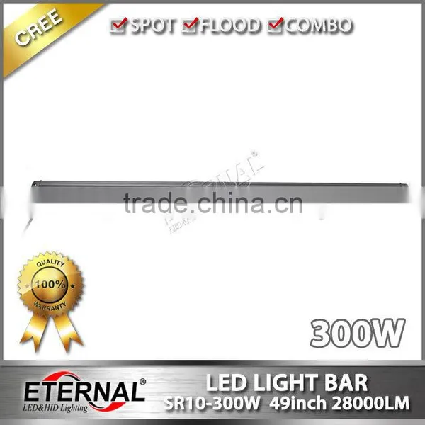 300W 49inch UTV ATV Buggy off Road Marine Yatch Boat Vessel Ship Spot Flood Combo Led Driving Light Bar photo-4