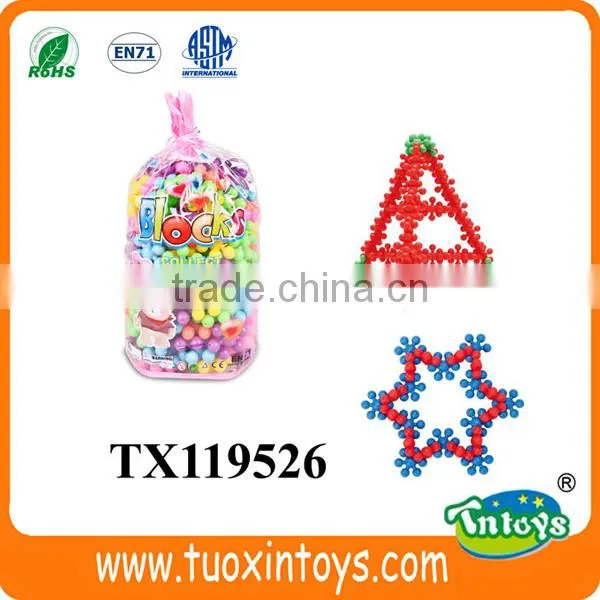 Plastic Snowflake DIY Building Blocks Toys New Creative Puzzle Toys for Kids photo-2