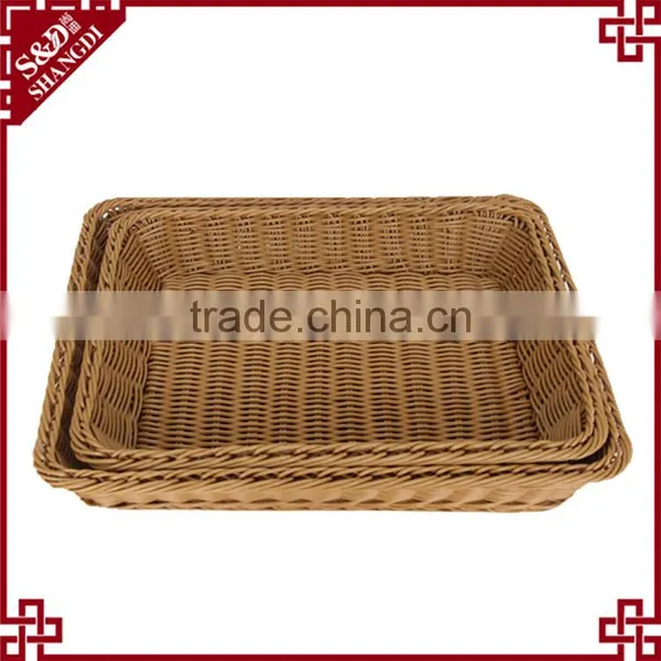 Functional Durable Rattan Woven Vegetable Store Equipment Fruit Basket photo-4