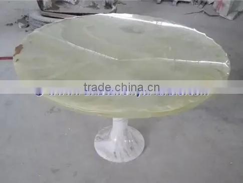 BEAUTIFUL LIGHT GREEN ONYX TABLE TOPS COLLECTION photo-4