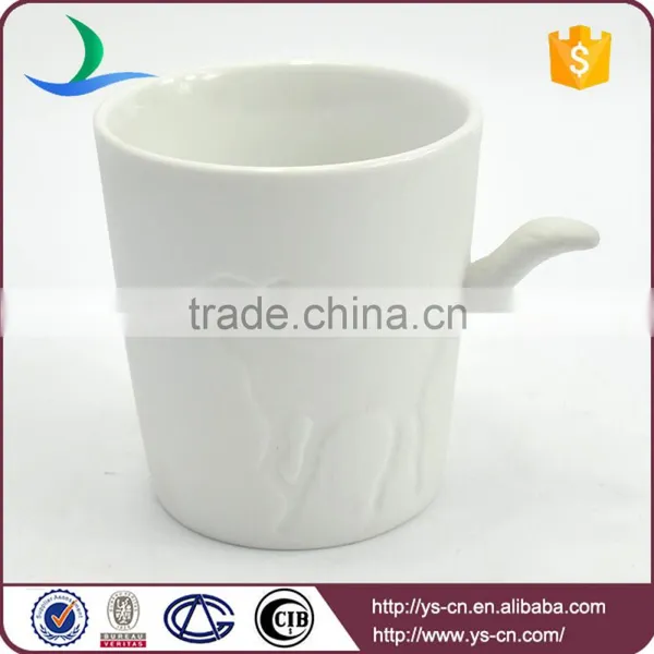 Best Selling Products White Animals Embossed Kids Ceramic Mugs photo-5
