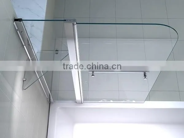 Hinged Shower Screen For Bath Tub photo-2