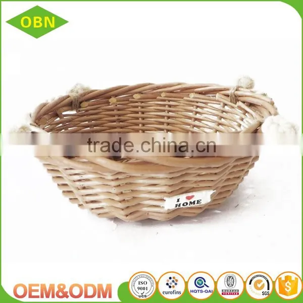 China Customized Cheap Decorative Stylish Christmas Empty Mini Gift Wicker Baskets Wholesale photo-3
