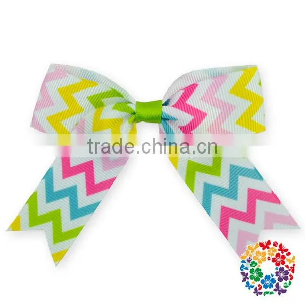 New Holiday Hair Bow With Clip Boutique Heart Print Baby Hair Accessories photo-3