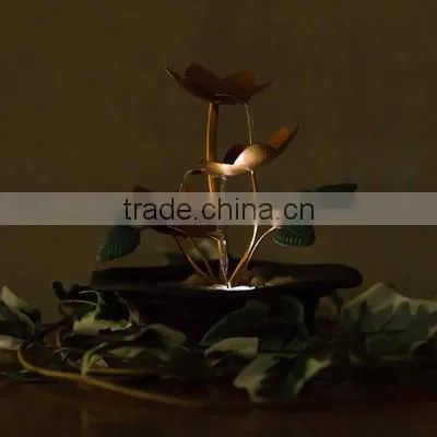 Blossom Cascading Tabletop Fountain With LED Light photo-3
