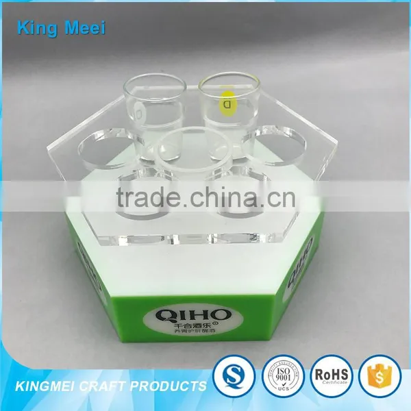 Custom Desktop Acrylic Stand Tray Tables Wine Display photo-3