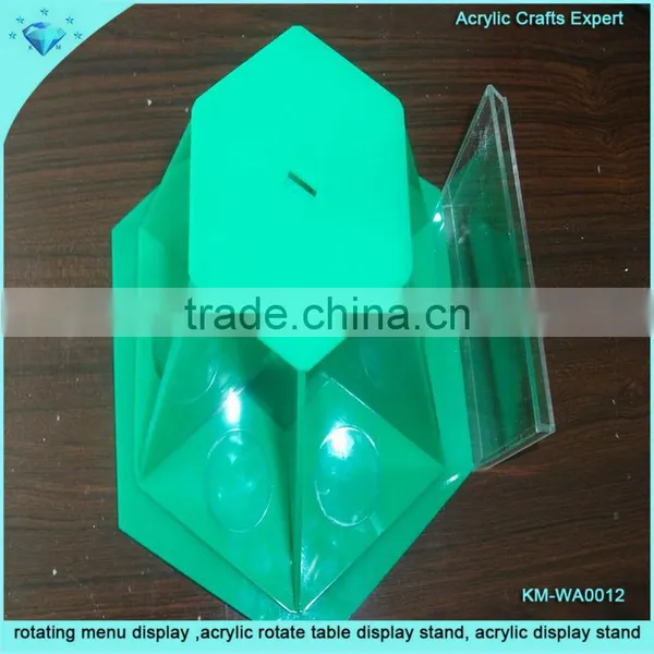 Fashion and Colorful Acrylic Rotate Table Display Stand photo-2
