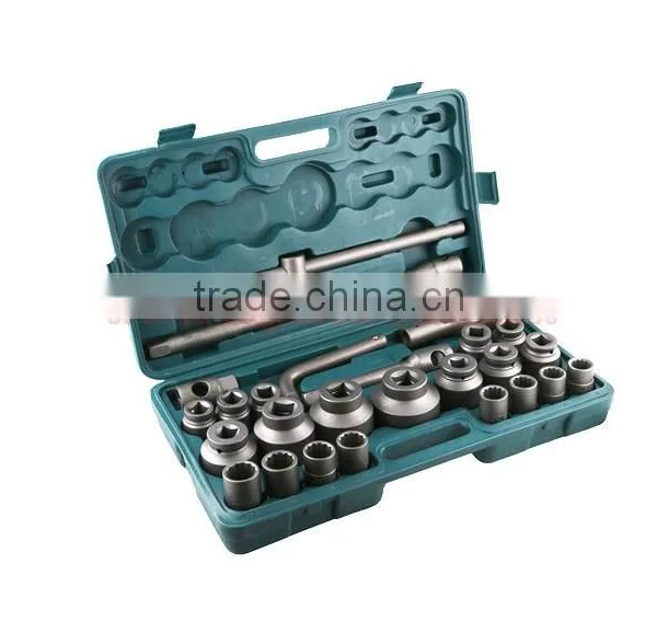 26pcs Socket Set Tool Set 3/4" Driver Heavy Duty Socket Set Torque Wrench photo-2