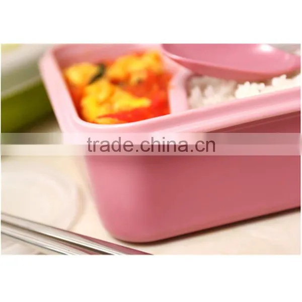 Plastic Lunch Box Bento Lunch Box for Kids photo-3