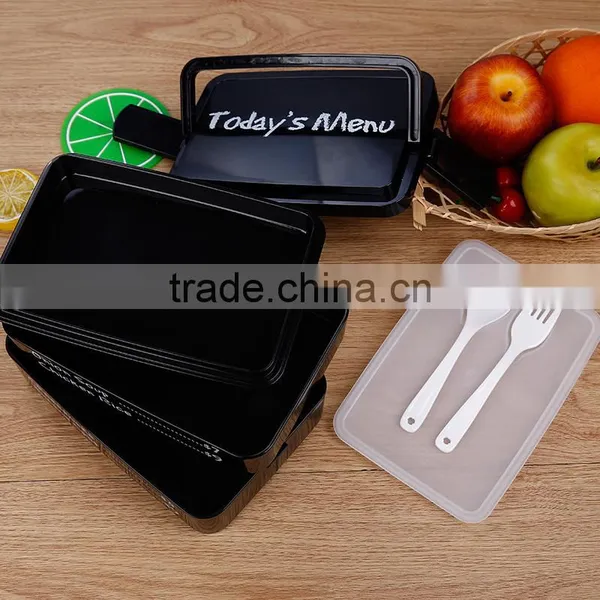 L00111 2017 Fashion Design With Spoon and Fork Set Kid Lunch Box photo-4