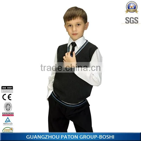 Classic Unisex Design School Uniform Sweater For Students Wear photo-2