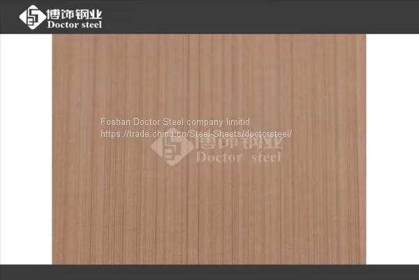 Wine Red HLsurface Stainless Steel Sheet ,color Decorative Stainless Steel Plate photo-4