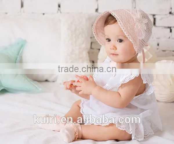 New Baby Lace Bonnet Hat Lacy Baby Girl Bonnet Hat Newborn Lace Ruffled Baby Bonnet photo-4