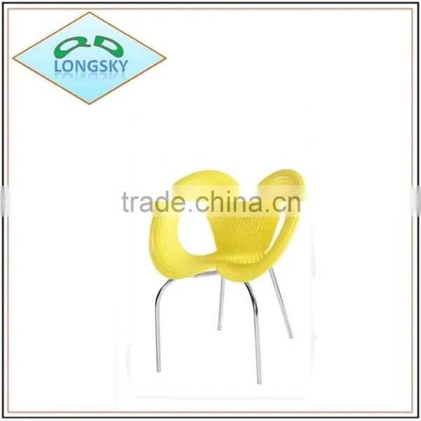 2014 Hot Sale Durable Living Room Stacking Plastic Chair Wholesale photo-3