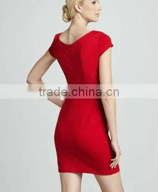 2013 New Collection Fitted Pencil Dress Wholesale 3050 photo-2