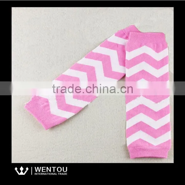 Personalized Cotton Baby Socks Chevron Leg Warmer For Children photo-5