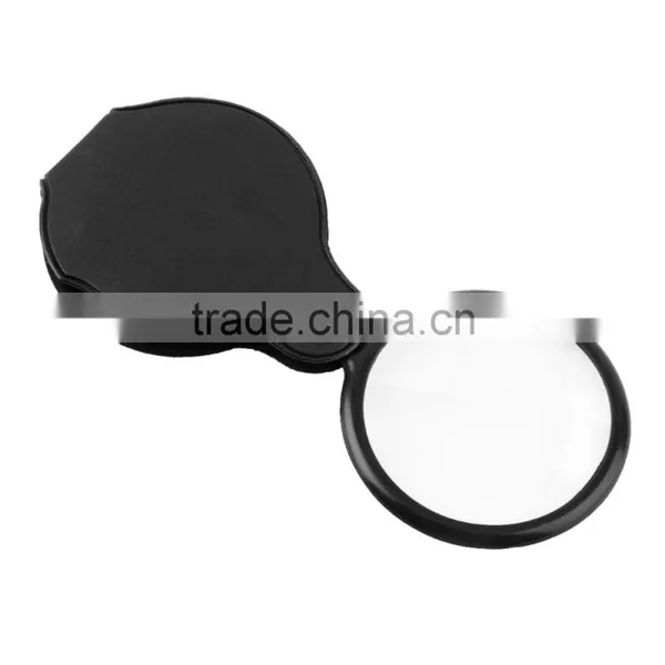 Hot Selling Mini Pocket 5X 45mm Folding Jewelry Magnifier Magnifying Eye Glass Loupe Lens photo-3