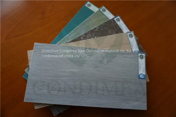 Wood Grain Decorative Face Calsium Silicate Wall Board With Colourful Surface photo-2