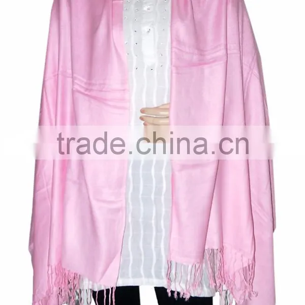 Indian Designer Pashmina Stole Scarf, Fashion Girls photo-3