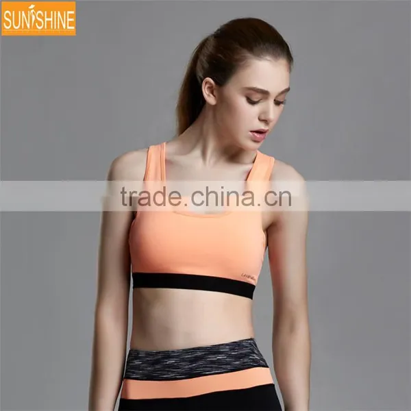 2017 Latest FashionTop Design Ladies Sports Bra Custom Mesh Fitness Bra Yoga Bra photo-6