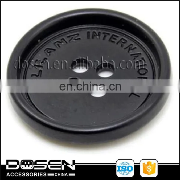 Fashion Men's Metal Shirt Buttons Engraved Logo photo-3
