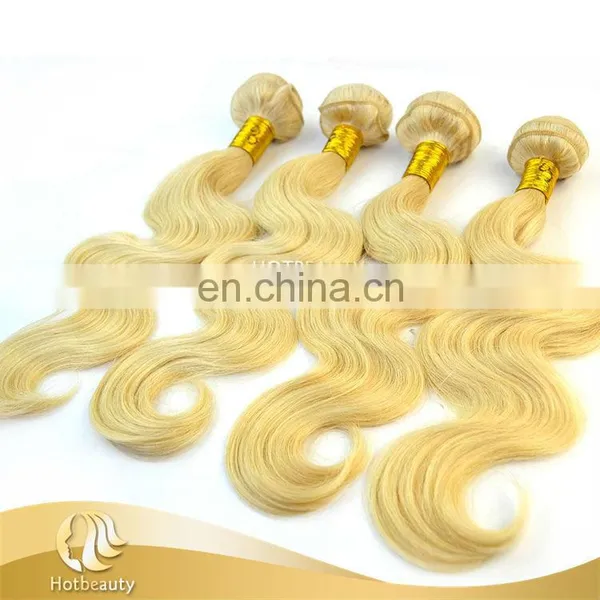 Hot Sale Natural Blonde Curly Hair Extensions, Human Hair Body Wave. photo-4